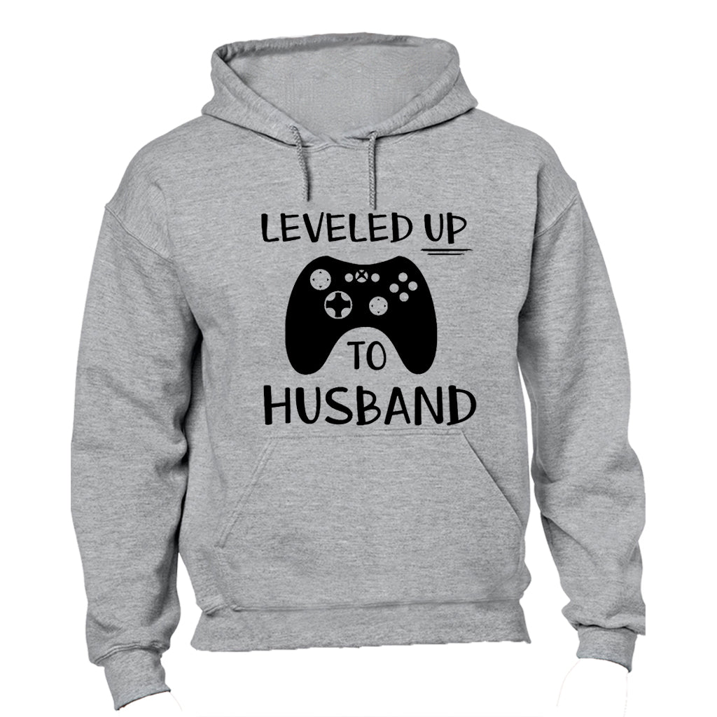 Leveled Up To Husband - Gamer - Hoodie - BuyAbility South Africa