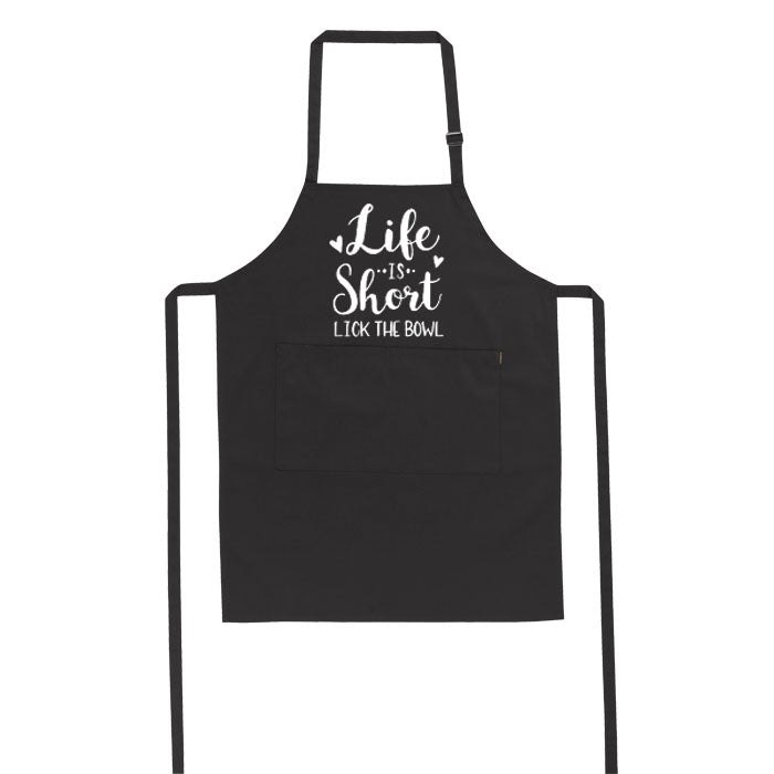 Life is Short - Lick the Bowl! - Apron - BuyAbility South Africa