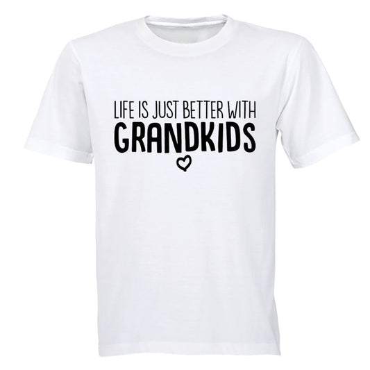 Life is Better with Grandkids - Adults - T-Shirt - BuyAbility South Africa