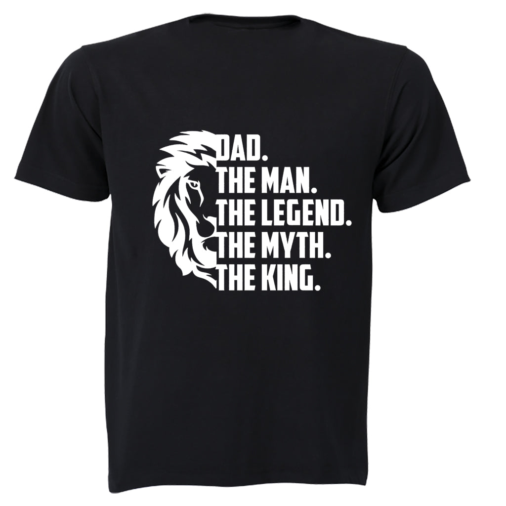 Lion - Dad. The Man - Adults - T-Shirt - BuyAbility South Africa