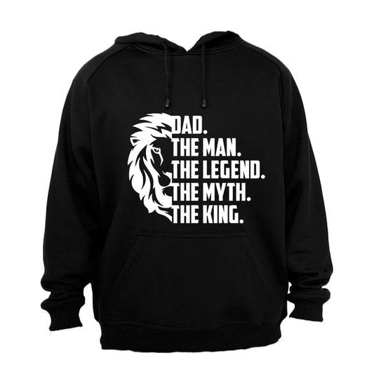 Lion - Dad. The Man - Hoodie - BuyAbility South Africa