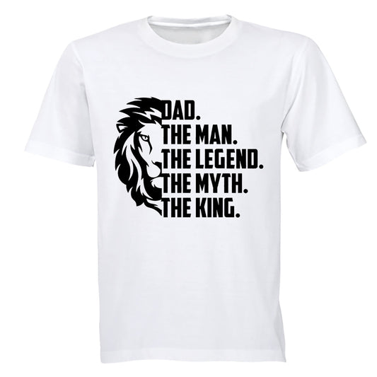 Lion - Dad. The Man - Adults - T-Shirt - BuyAbility South Africa