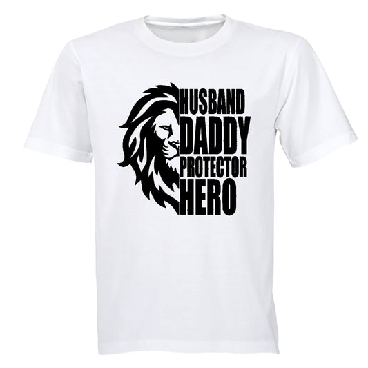 Lion - Husband. Daddy - Adults - T-Shirt - BuyAbility South Africa