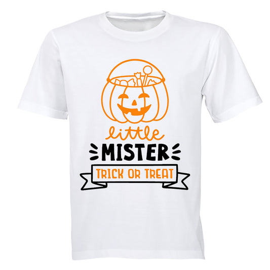 Little MISTER Trick or Treat - Halloween - Kids T-Shirt - BuyAbility South Africa