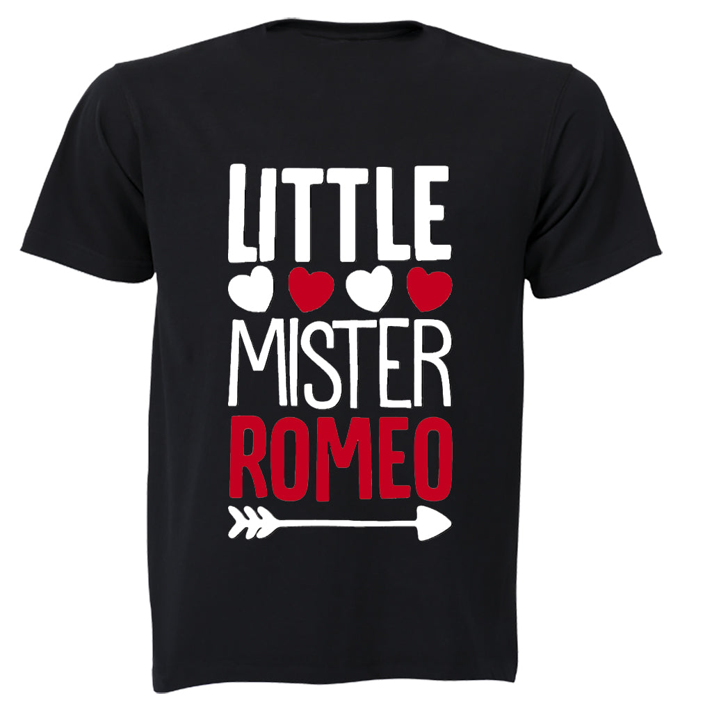 Little Mister Romeo - Valentine - Kids T-Shirt - BuyAbility South Africa