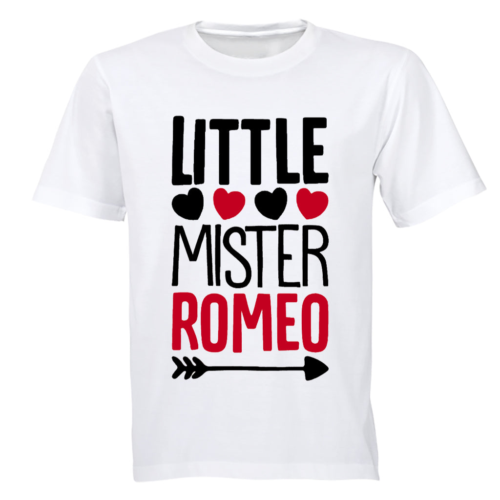 Little Mister Romeo - Valentine - Kids T-Shirt - BuyAbility South Africa