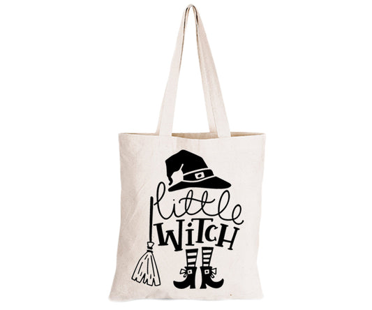 Little Witch - Halloween - Eco-Cotton Natural Fibre Bag - BuyAbility South Africa