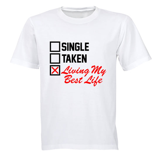 Living My Best Life - Valentine - Adults - T-Shirt - BuyAbility South Africa