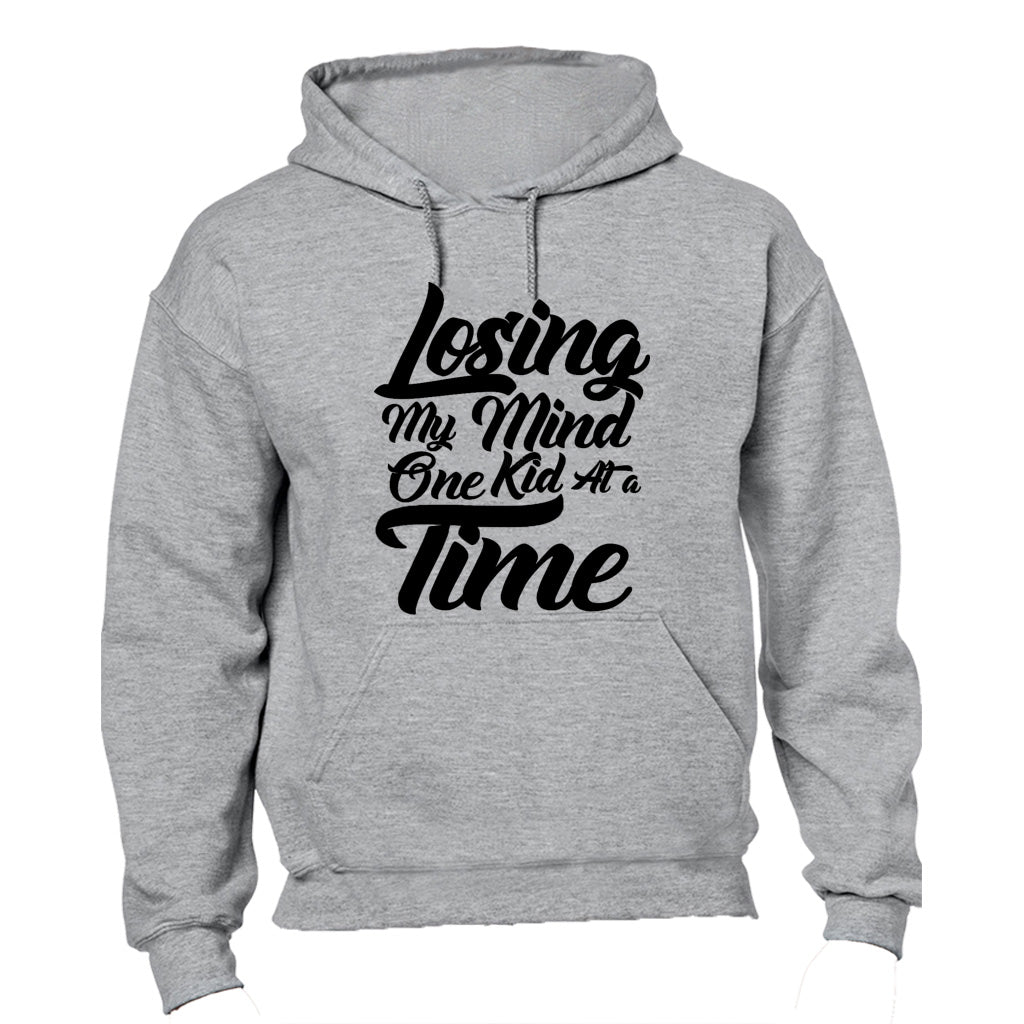 Losing my mind one kid at a time - Hoodie - BuyAbility South Africa