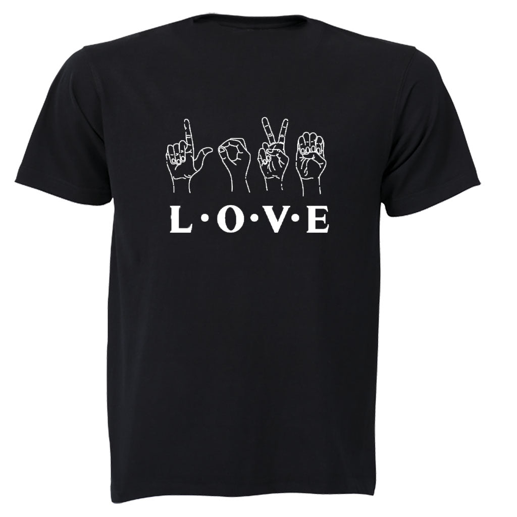 LOVE - Sign Language - Kids T-Shirt - BuyAbility South Africa