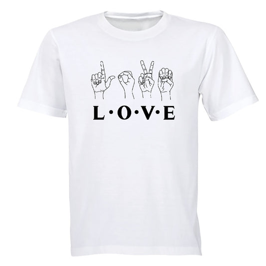 LOVE - Sign Language - Kids T-Shirt - BuyAbility South Africa