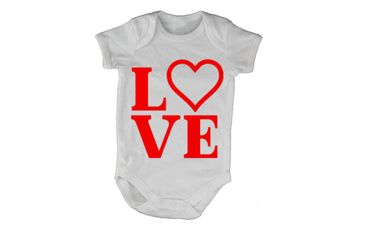 Love, Valentine Heart - Baby Grow - BuyAbility South Africa