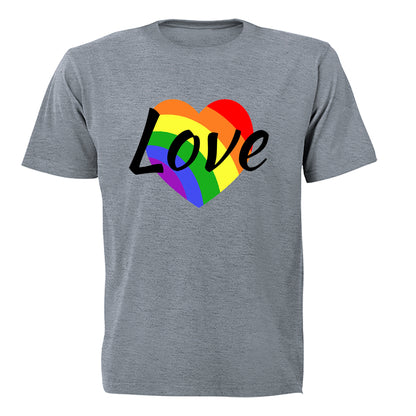 Love Heart, Pride - Adults - T-Shirt - BuyAbility South Africa