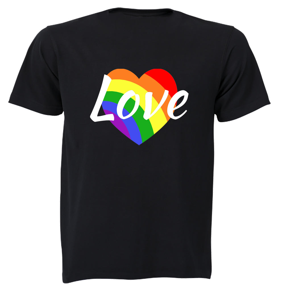 Love Heart, Pride - Adults - T-Shirt - BuyAbility South Africa