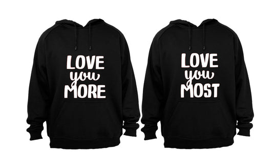 Love you More, Love you Most - Couples Hoodies (1 Set) - BuyAbility South Africa