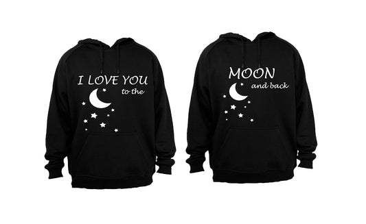 I Love you to the Moon & Back - Couples Hoodies (1 Set) - BuyAbility South Africa