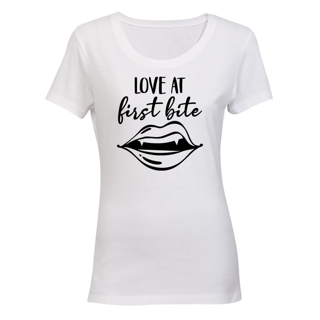 Love at First Bite - Valentine - Ladies - T-Shirt - BuyAbility South Africa