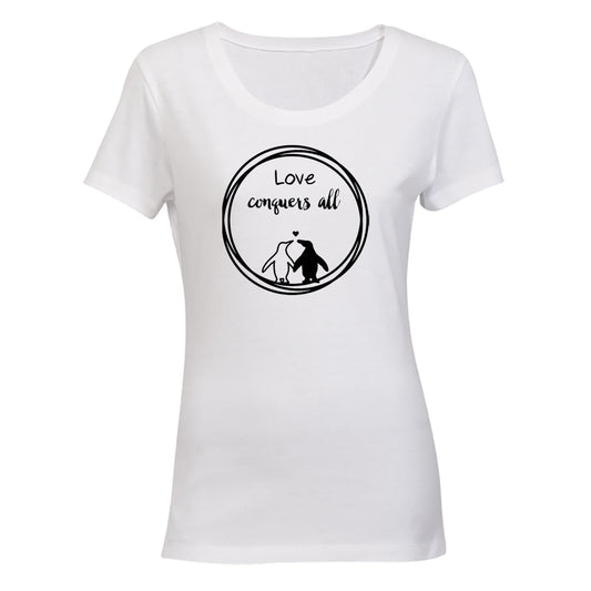 Love Conquers All - Valentine - Ladies - T-Shirt - BuyAbility South Africa