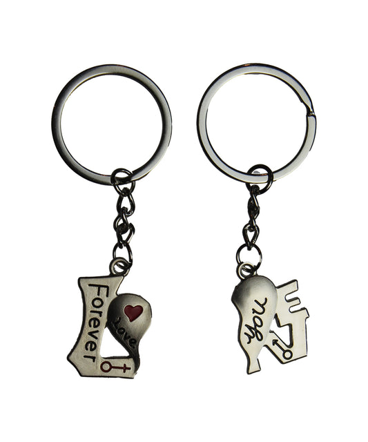 His and Hers Love Forever Keyrings