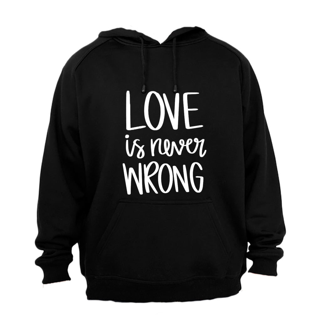 Love Is Never Wrong - PRIDE - Hoodie - BuyAbility South Africa