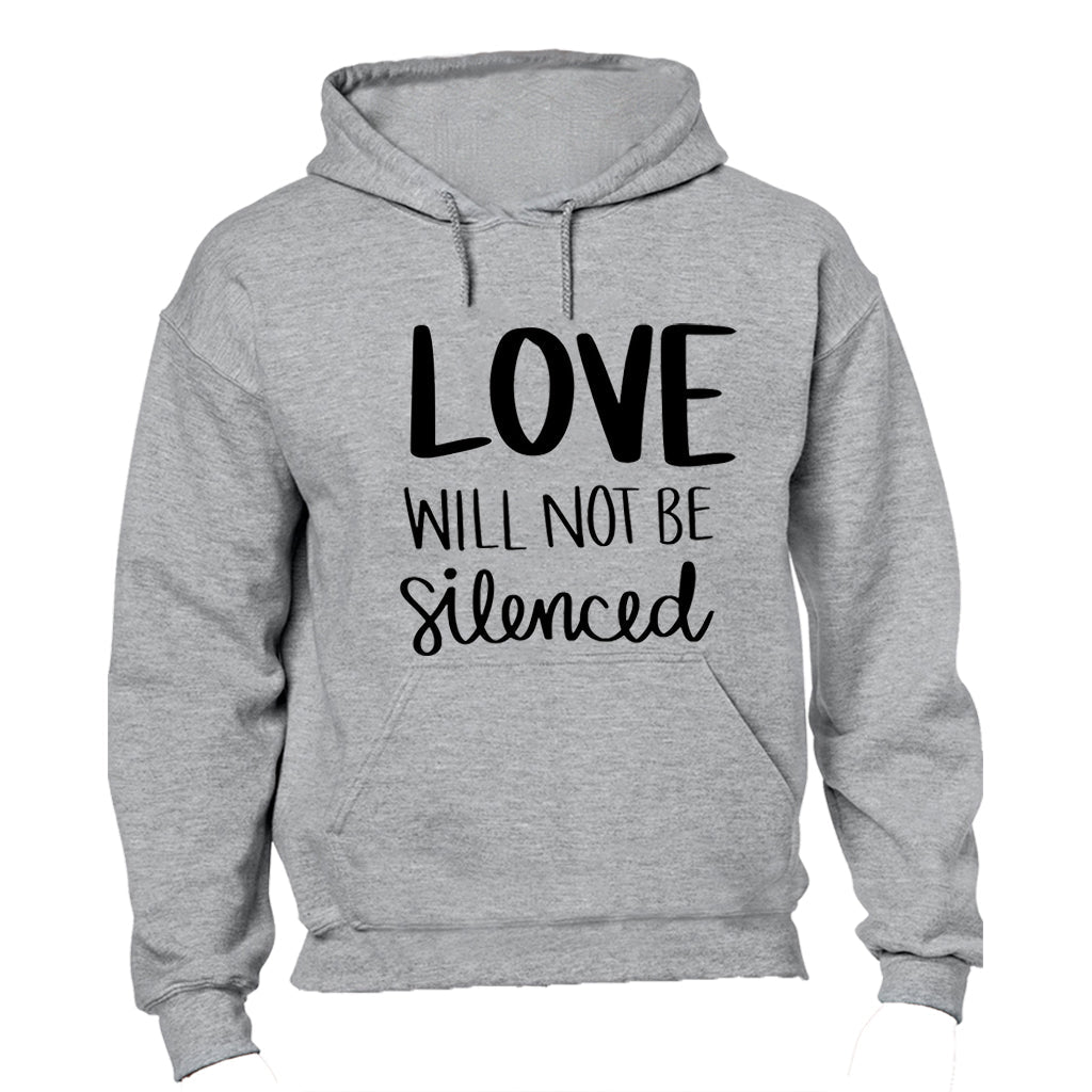Love Will Not Be Silenced - PRIDE - Hoodie - BuyAbility South Africa
