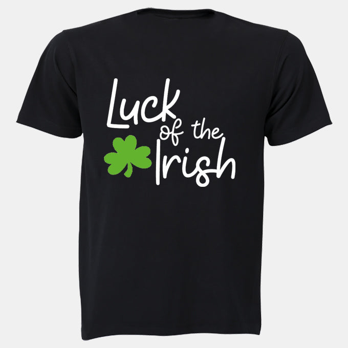 Luck of the Irish - St. Patrick's Day - Adults - T-Shirt - BuyAbility South Africa