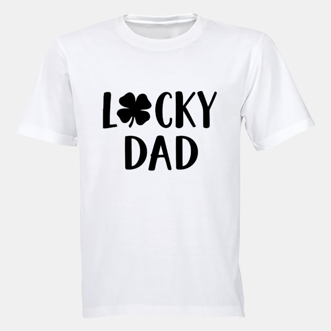 Lucky Dad - St. Patrick's Day - Adults - T-Shirt - BuyAbility South Africa
