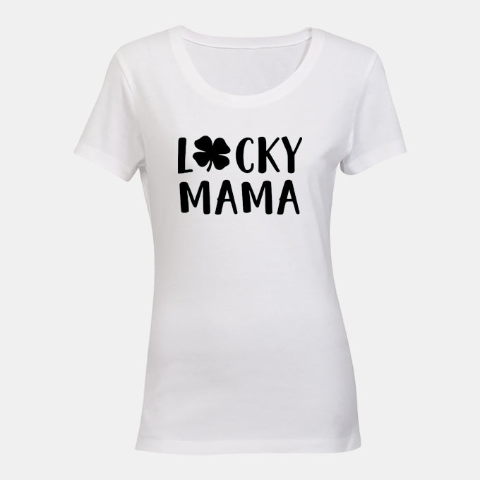 Lucky Mama - St. Patrick's Day - Ladies - T-Shirt - BuyAbility South Africa