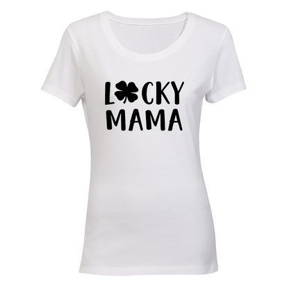 Lucky Mama - St. Patrick's Day - Ladies - T-Shirt - BuyAbility South Africa
