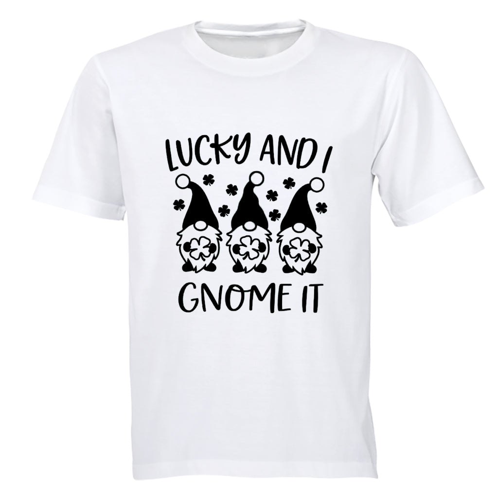 Lucky & I Gnome It - St. Patrick's Day - Kids T-Shirt - BuyAbility South Africa