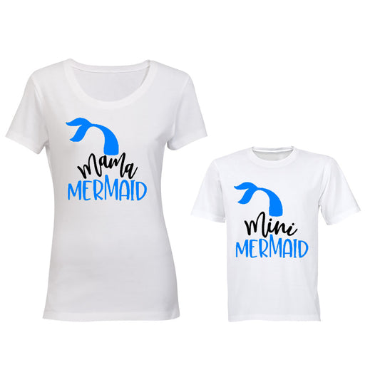 Mama & Mini Mermaid - Family Tees - Mom | Young Child - BuyAbility South Africa