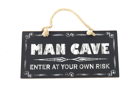 Man Cave - Enter at Own Risk - Sign - BuyAbility South Africa