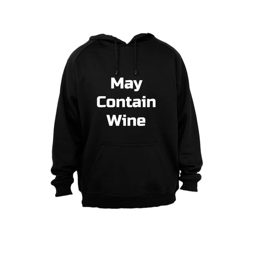 May Contain Wine - Hoodie - BuyAbility South Africa
