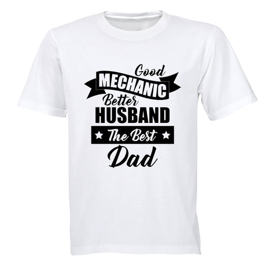 Mechanic. Husband. Dad - Adults - T-Shirt - BuyAbility South Africa