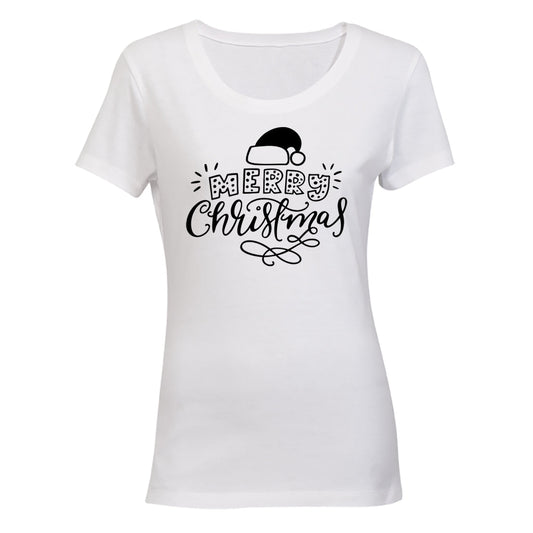 Merry Christmas - Dots - Ladies - T-Shirt - BuyAbility South Africa