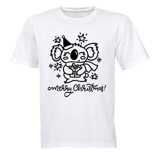 Merry Christmas - Koala - Kids T-Shirt - BuyAbility South Africa