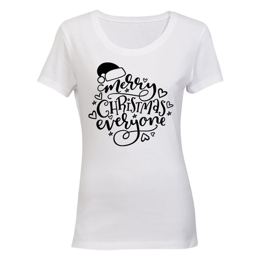 Merry Christmas Everyone - Ladies - T-Shirt - BuyAbility South Africa