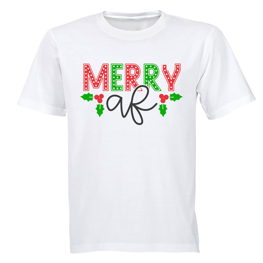 Merry - Christmas - Adults - T-Shirt - BuyAbility South Africa