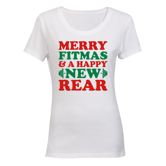 Merry FITmas - Christmas - Ladies - T-Shirt - BuyAbility South Africa