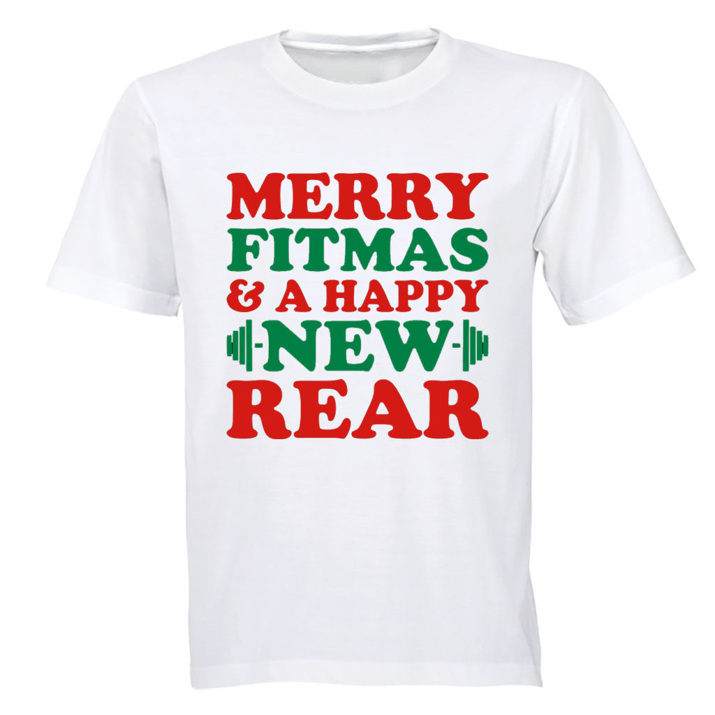 Merry FITmas - Christmas - Adults - T-Shirt - BuyAbility South Africa