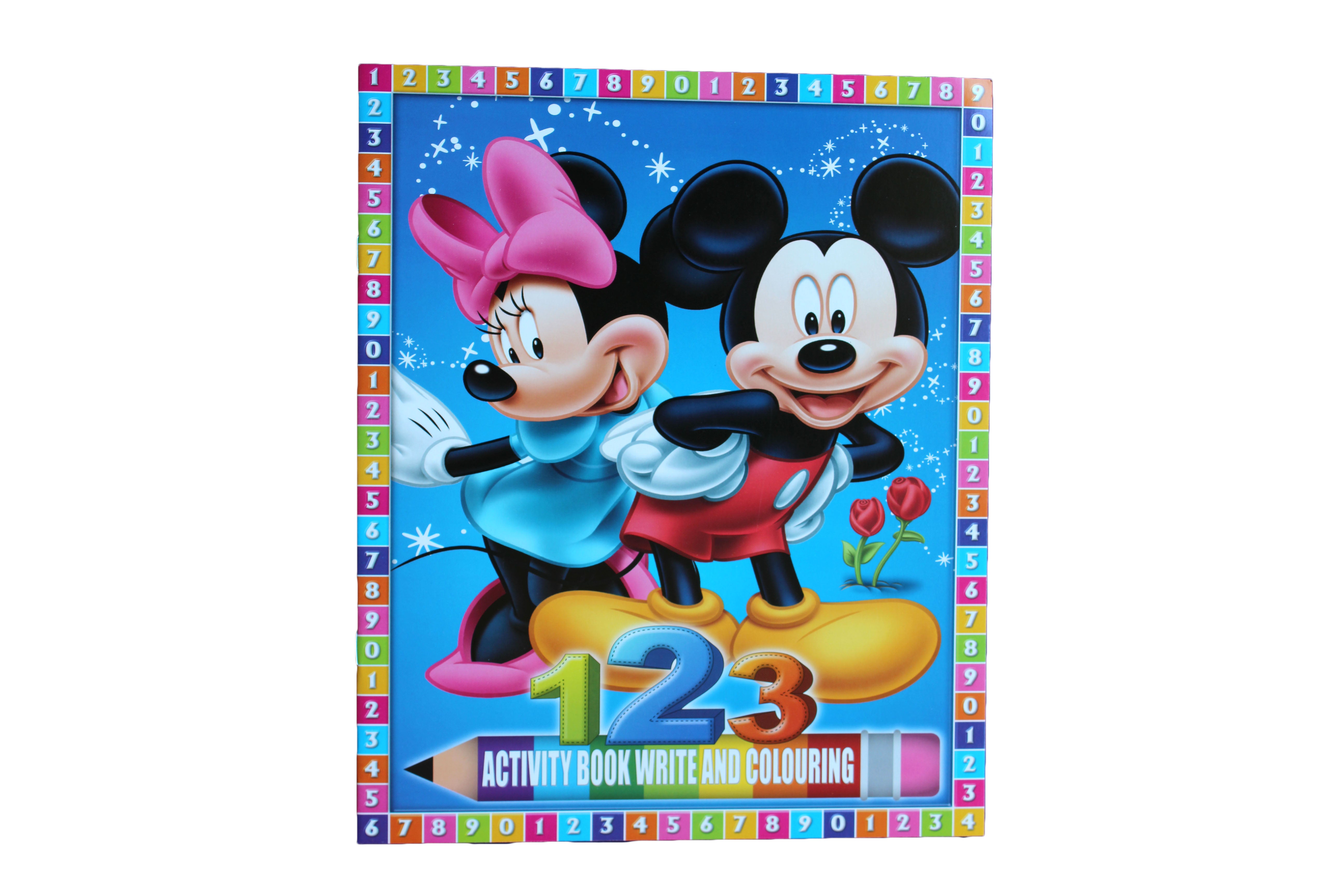 Mickey & Minnie Mouse - 123 Activity Book - BuyAbility