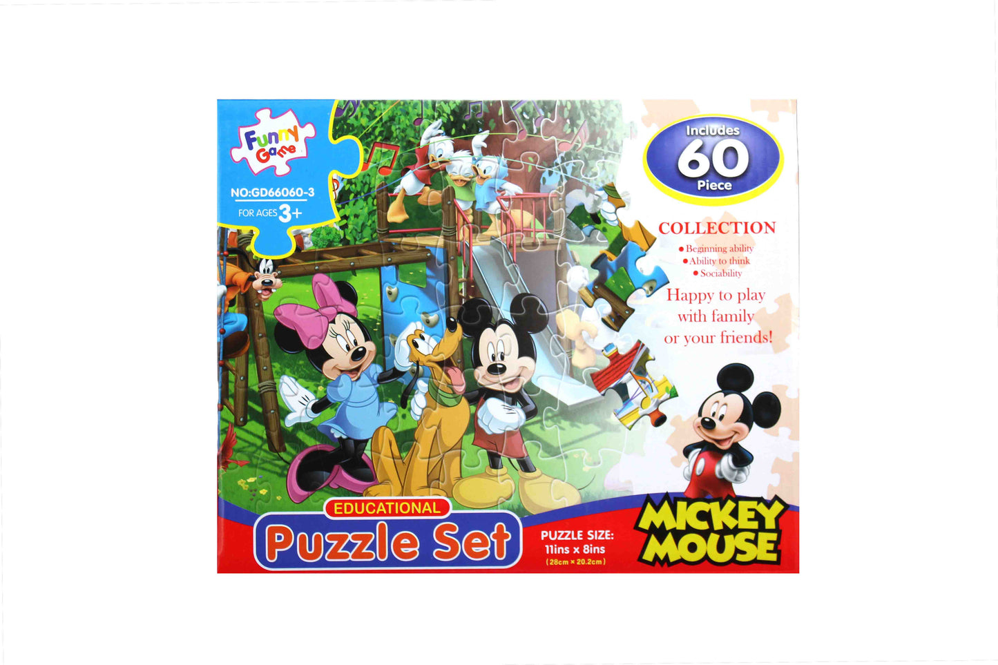 Micky and Minnie Mouse - 60 Piece Puzzle - BuyAbility South Africa