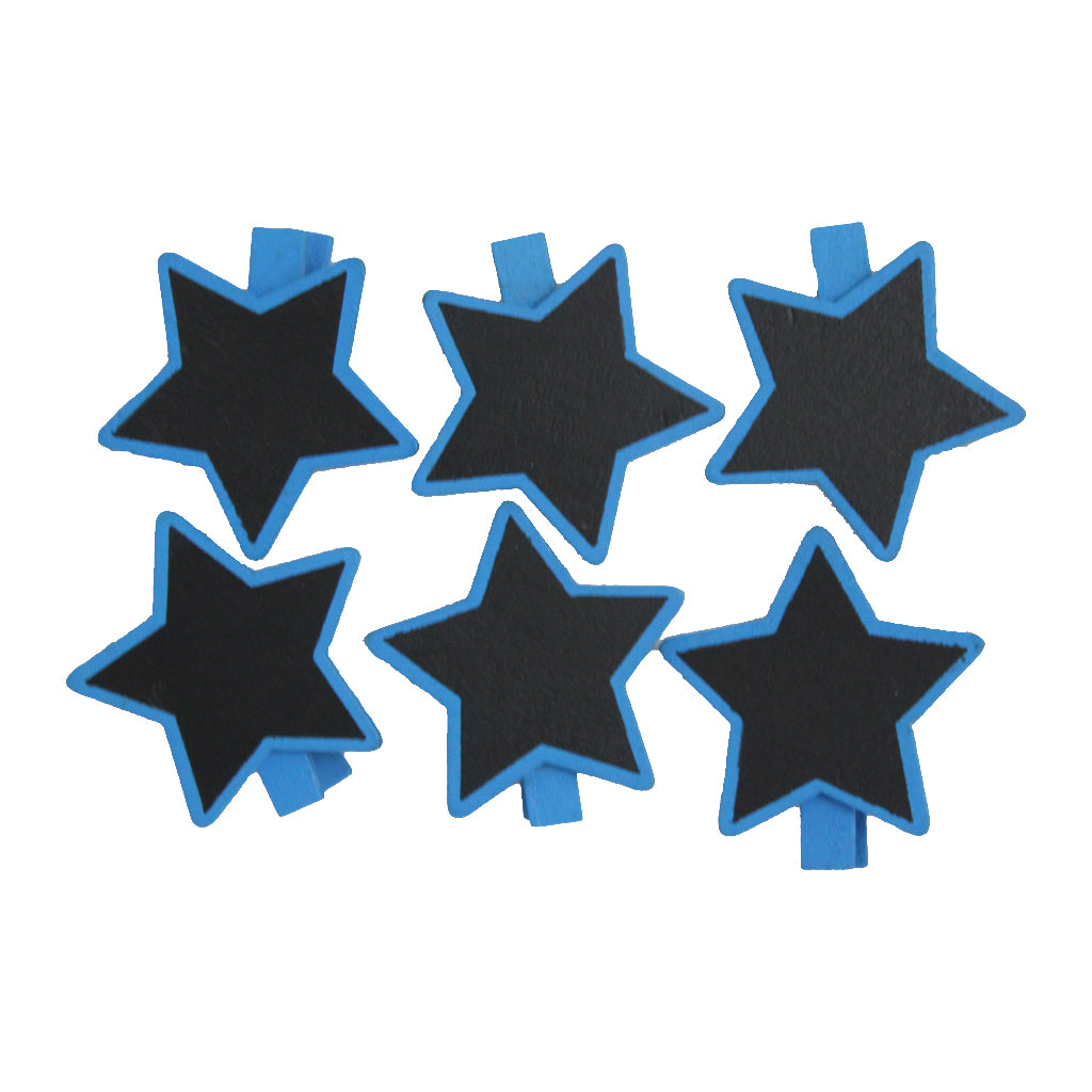 Miniature Pegs with Blue Stars