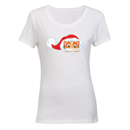 Mischief Christmas Kitten - Ladies - T-Shirt - BuyAbility South Africa
