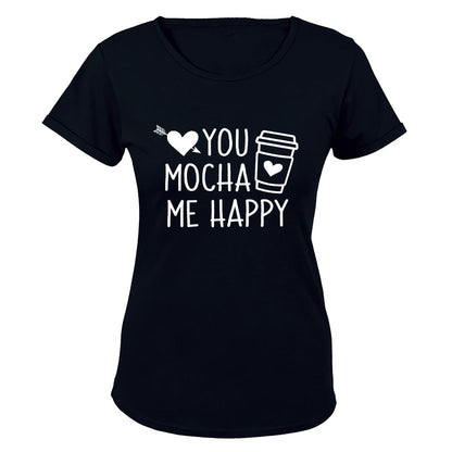 Mocha Me Happy - Valentine - Ladies - T-Shirt - BuyAbility South Africa