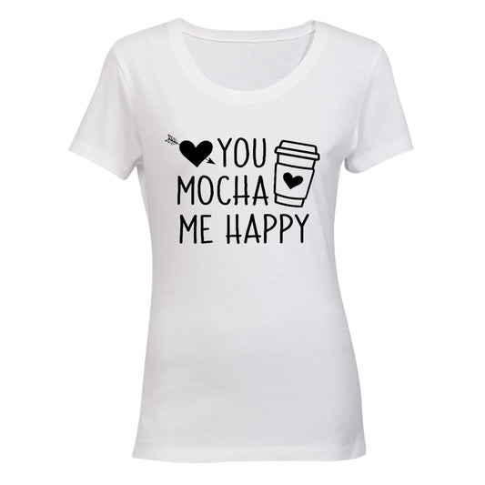 Mocha Me Happy - Valentine - Ladies - T-Shirt - BuyAbility South Africa