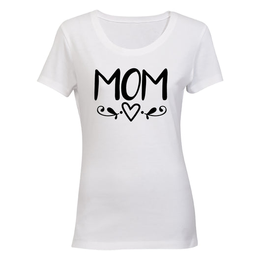 Mom - Heart - Ladies - T-Shirt - BuyAbility South Africa