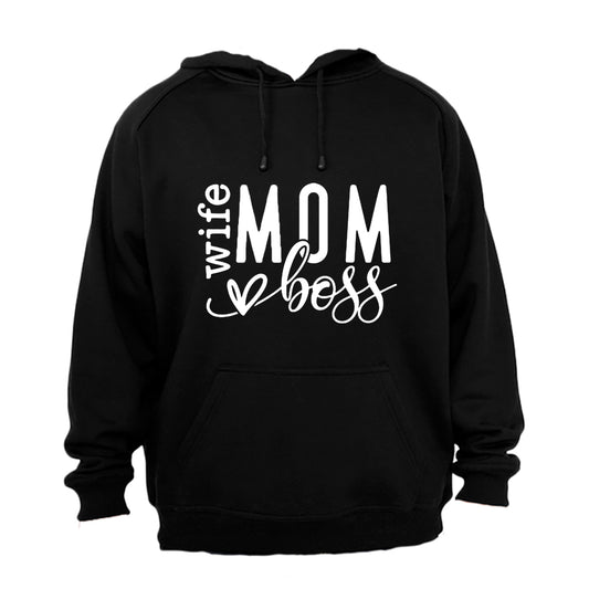 Mom. Wife. Boss - Hoodie - BuyAbility South Africa
