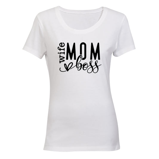 Mom. Wife. Boss - Ladies - T-Shirt - BuyAbility South Africa