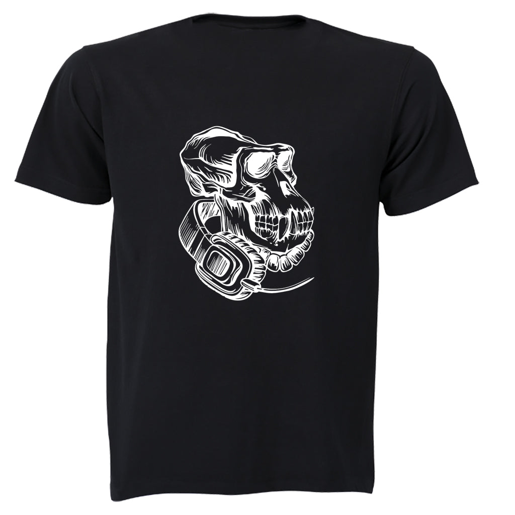 Monkey Skull - Headphones - Adults - T-Shirt - BuyAbility South Africa